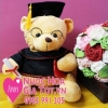 GẤU BÔNG CỬ NHÂN TỐT NGHIỆP TÚ TÀI 30CM