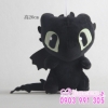 GẤU BÔNG PHIM HOẠT HÌNH HOW TO TRAIN DRAGON RỒNG TOOTHLESS ĐỰC MÀU ĐEN 30CM