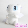 GẤU BÔNG PHIM HOẠT HÌNH HOW TO TRAIN DRAGON RỒNG TOOTHLESS CÁI MÀU TRẮNG 30CM